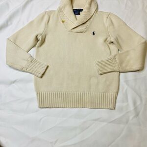 Ralph Lauren Cream Turtleneck Jacket